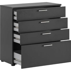 Produktbild für Kommode Möbelpartner Serie 1500, anthrazit