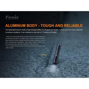 Produktbild für Taschenlampe Fenix E01 V2.0, LED, mit Batterie