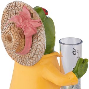 Produktbild für Regenmesser Relaxdays 10043031, Frosch, aus Kunststoff