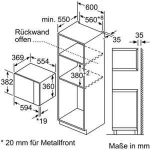 Produktbild für Mikrowelle Bosch Serie 6 BEL554MB0, mit 1200 Grill