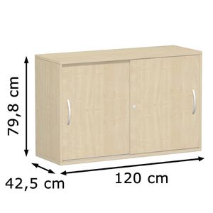 Produktbild für Schiebetürenschrank Geramöbel Flex 312253-AA, abschließbar