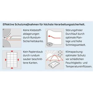 Produktbild für Universaletiketten Herma 4450 Premium, weiß