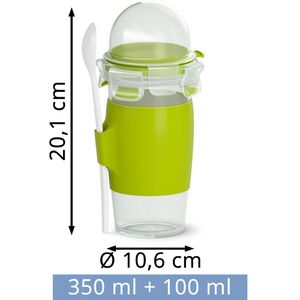 Produktbild für Müslibecher Emsa Clip &amp; Go Yoghurt Mug N1071400