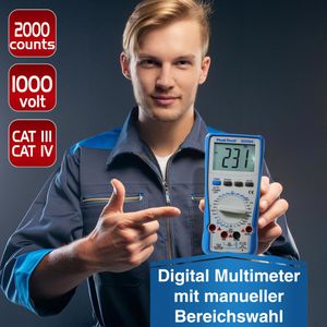 Produktbild für Multimeter PeakTech P 2005A, digital, RMS