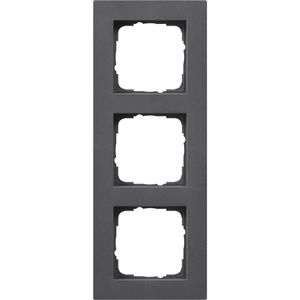 Produktbild für Steckdosenrahmen Gira 021323, E2, System 55