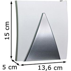 Produktbild für Türgong Grothe Gong 065 Bw, Aufputz, Klingeldraht