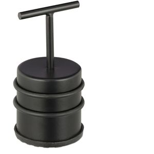 Produktbild für Türstopper Relaxdays aus Gummi/Edelstahl mit Griff