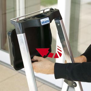 Produktbild für Stehleiter Krause Monto Secury MultiGrip, 126542, m. Plattform