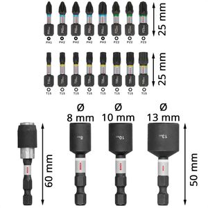 Produktbild für Bitset Bosch PRO Impact, 2608522517