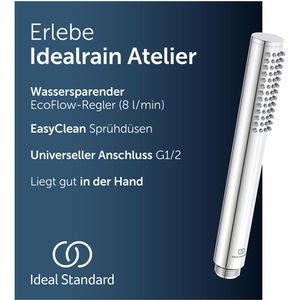 Produktbild für Handbrause Ideal-Standard Idealrain Atelier BC774AA, verchromt