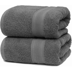 Produktbild für Handtuch NatureMark Premium, anthrazit, 70 x 140 cm