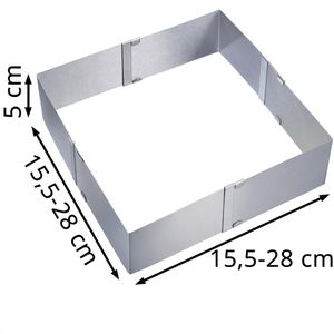 Produktbild für Backrahmen Westmark 31332260, mit Klemmung, aus Edelstahl