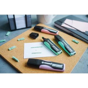Produktbild für Textmarker Stabilo Green Boss Pastel, 4 Stück
