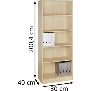 Produktbild für Aktenregal Hammerbacher Solid 6000, aus Holz