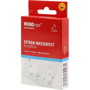 Produktbild für Pflaster WUNDmed extrem wasserfest, 10 Strips