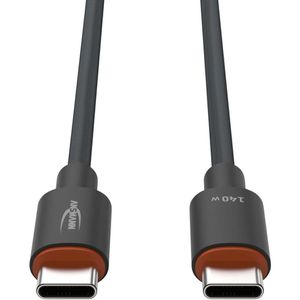 Produktbild für Ladekabel Ansmann 1700-0177, anthrazit, 0,6m