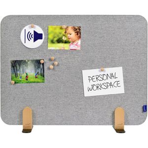 Produktbild für Tischtrennwand Legamaster 7-209830, grau