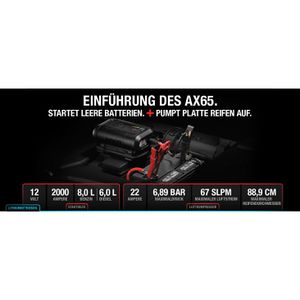 Produktbild für Starthilfe-Powerbank NOCO Jump Starter, AX65, 12V