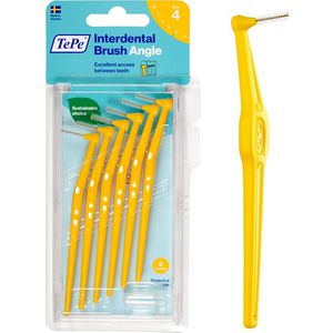 Interdentalbürsten TePe Angle Gelb, ISO-Größe 4
