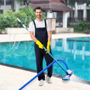 Produktbild für Poolsauger Arebos Pool-Bodenreiniger, für Filterpumpe
