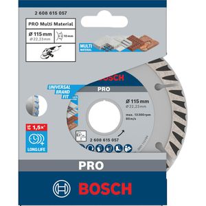 Produktbild für Trennscheibe Bosch PRO Multi Material, 2608615057