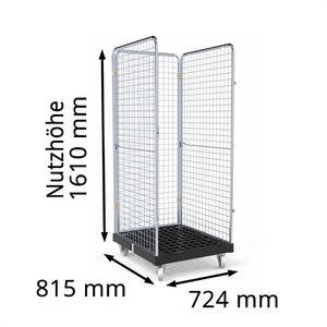 Produktbild für Rollbehälter HMH Basic, Nutzhöhe 1610mm