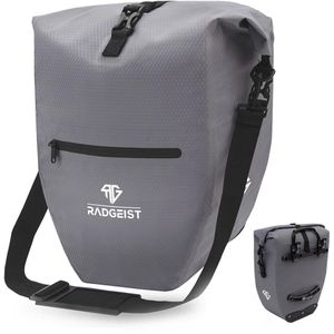 Produktbild für Gepäckträgertasche Radgeist PB-GR-04, grau, 28 Liter