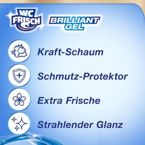 Produktbild für WC-Duftspüler WC-Frisch Brilliant Gel Arctic Ocean