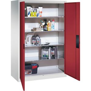 Produktbild für Werkzeugschrank CP-Möbel 8932-052, aus Metall, grau / rot