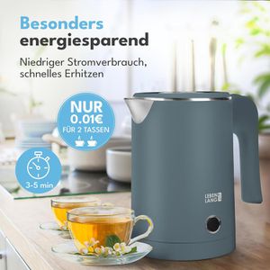 Produktbild für Wasserkocher LEBENLANG Reisekocher, blau