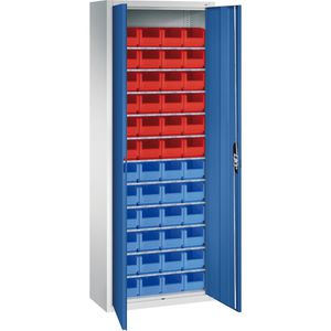 Magazinschrank CP-Möbel Serie 13, grau / blau