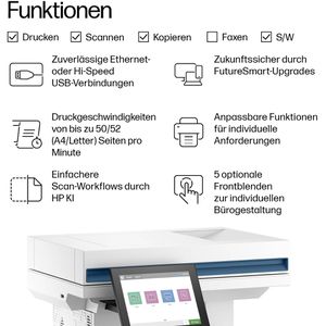 Produktbild für Multifunktionsgerät HP LaserJet Enterprise MFP 5602dn