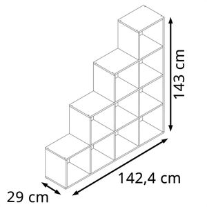 Produktbild für Bücherregal Vicco 76002, sonoma eiche