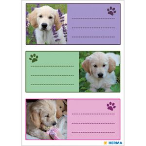 Produktbild für Buchetiketten Herma 5529 Vario, Hunde