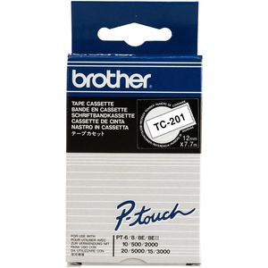 Produktbild für Schriftband Brother TC-201, 12mm