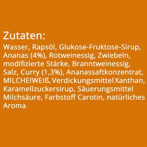 Produktbild für Grillsauce Kühne Curry, exotisch-fruchtig, cremig und mild