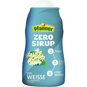 Sirup Pfanner Zero Holunderblüte der Weisse, zuckerfrei