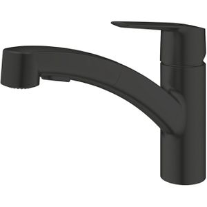 Produktbild für Küchenarmatur GROHE Start 303072431, schwarz matt
