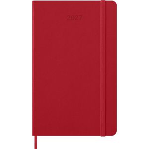 Produktbild für Buchkalender Moleskine 927951, Large, rot ,englisch, Jahr 2027