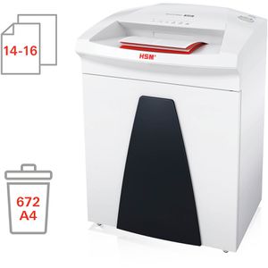 Produktbild für Aktenvernichter HSM Securio B26, 1803111, weiß, mit Rollen