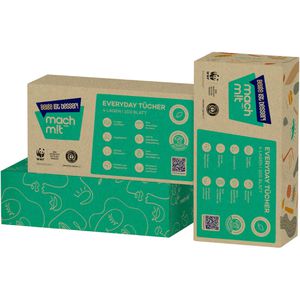 Produktbild für Taschentücher Wepa Mach m!t, Everyday, Box