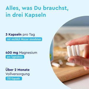 Produktbild für Magnesium gloryfeel Citrat, 210 Kapseln