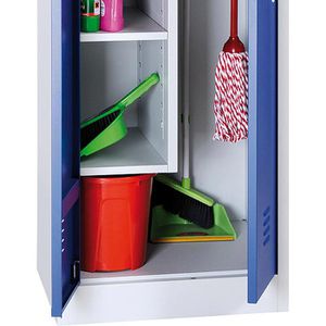 Produktbild für Mehrzweckschrank G-Office CLC/HD.1860, abschließbar, blau