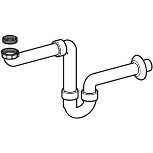 Produktbild für Siphon Geberit Raumsparsiphon für Waschbecken
