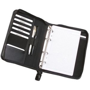 Produktbild für Schreibmappe Alassio 30006, Luino, schwarz, Kunstleder