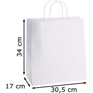 Produktbild für Papiertüten Böttcher-AG weiß