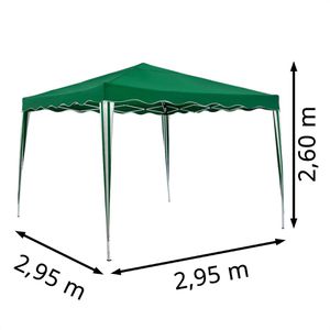 Produktbild für Pavillon Garden-Pleasure MEKONG, 504356, grün