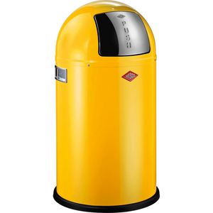Produktbild für Mülleimer Wesco Pushboy Junior, lemonyellow