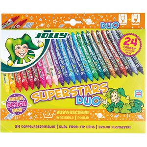 Produktbild für Filzstifte Jolly Superstars Duo, 4425-0002