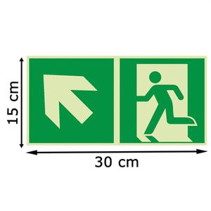 Produktbild für Hinweisschild Abtec ISO 7010 E001+E005 Kunststoff
